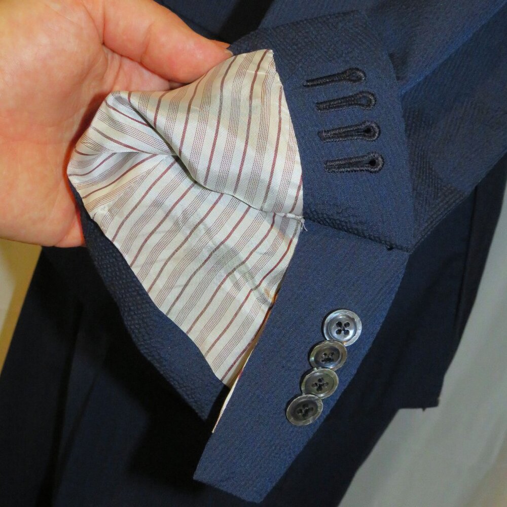 Ermenegildo Su Misura High Performance Firen Current Three Roll Two Suit 44R - Picture 10 of 16